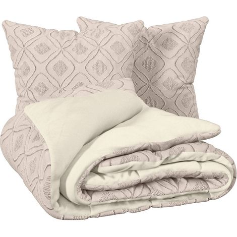 Bettwäsche-Set „Amy“, 220 x 240 cm, beige - Atmosphera créateur d'intérieur (1/4)