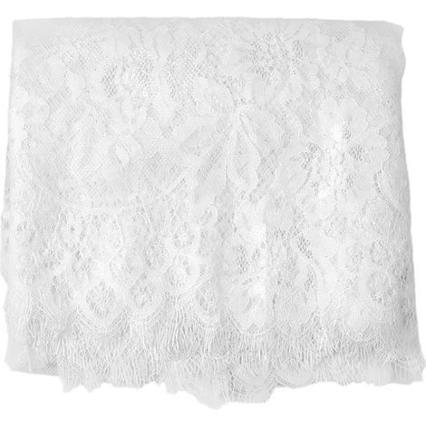 Chemin de Table en dentelle blanche, nappe de mariage français, décoration de Table familiale, 36x300cm (1/5)