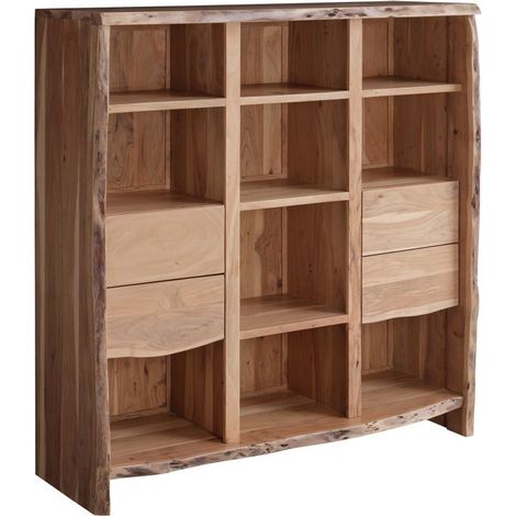 Étagère 142x45 Acacia laqué Bois naturel PURE ACACIA 112 (1/3)