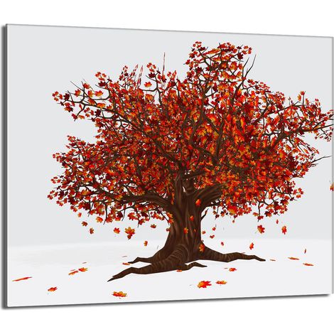 Protezione per piano cottura in vetro 60x52 Tree (1/5)