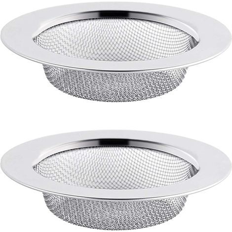 2PCS Stainless Steel Sink Strainer, 11.5cm Drain Filter, Sink Strainer, Sink Strainer, Kitchen Sink Strainer
