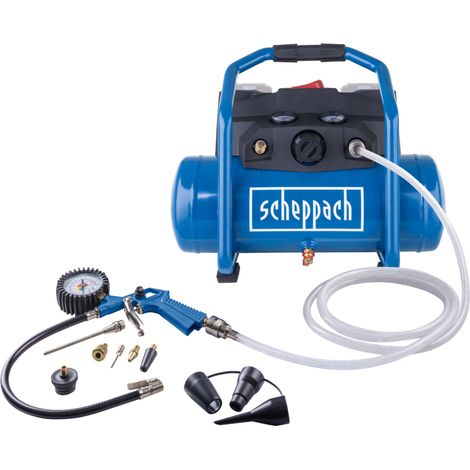 Compresseur a air 6L 2x20V 8 bar sans batteries IXES Scheppach C-ACT160/6-X (1/2)