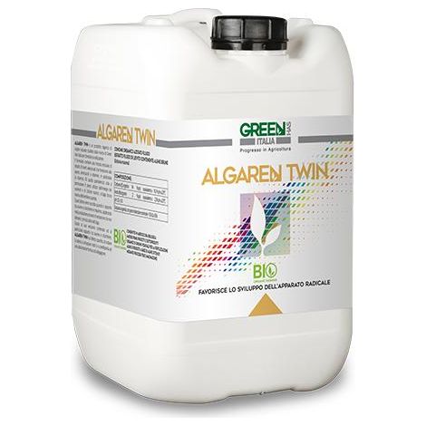 Algaren Twin (Alghe brune - Ecklonia maxima - ed estratti di lieviti) (10 kg), concime liquido con auxine e citochinine (1/3)