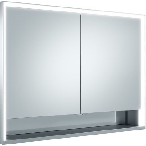 KEUCO Royal Lumos armoire de toilette encastrable 2 portes, porte