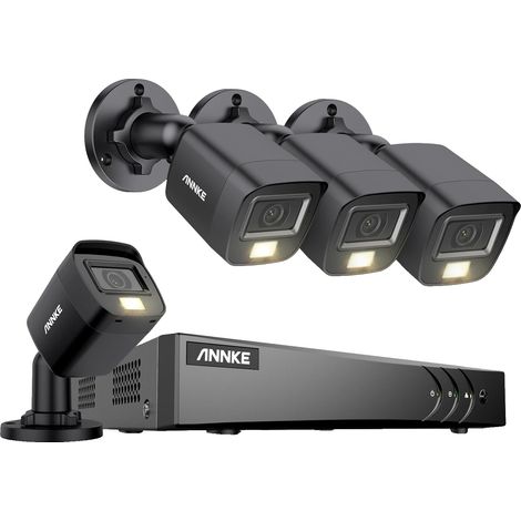 Sistema de videovigilancia, resolución 3K, detección de movimiento inteligente, 0 TB (1/2)