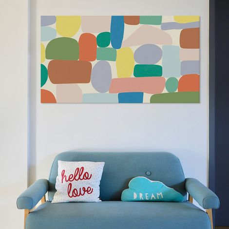 Tableau équilibre en toile imprimée, 120x80 cm (1/5)