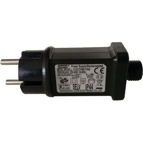1 transformateur guirlande LED, 31 V, 9 W, IP44, pour extérieur et jardin (1/5)