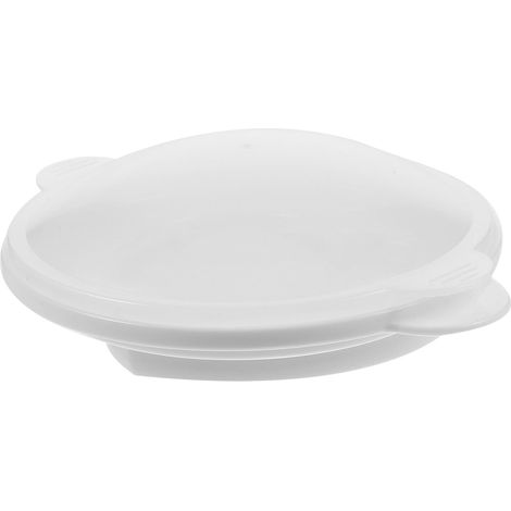 Cuiseur à œufs blanc pour micro-ondes, moule vapeur en forme de cœur avec couvercle, pour le -déjeuner et la cuisine