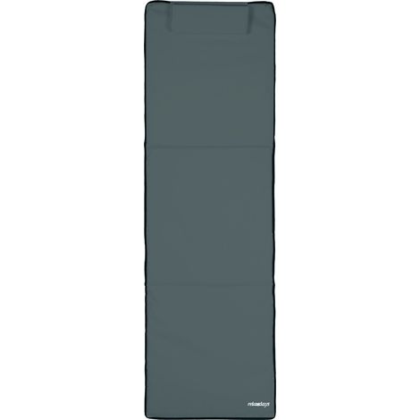 Sdraio da spiaggia XXL regolabile con ombrellone 62 x 60 x 170 cm comfort soffice atmosfera estiva in poliestere blu 130005617