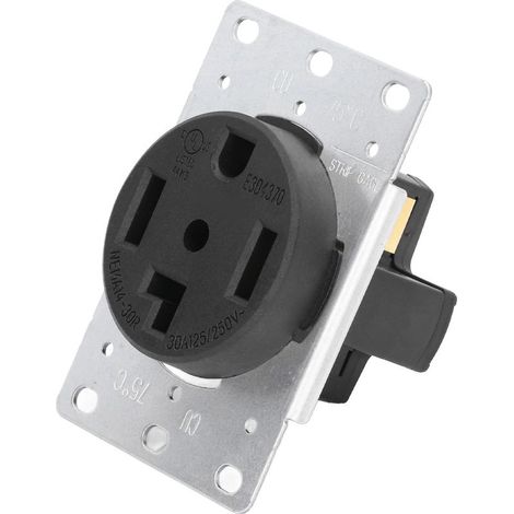 Connecteur Industriel 4 Pôles Femelle 30A, Prise 125V/250V aux Normes US (1/5)