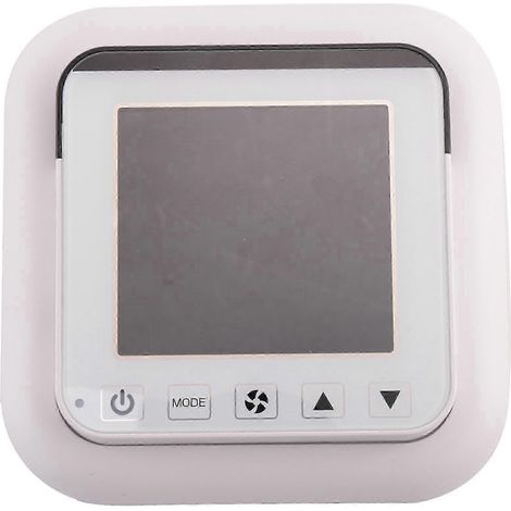 Thermostat intelligent Tuya Smart Life WiFi DC5V avec minuterie pour climatiseur, capteur de température et d'humidité, écran tactile LCD et contrôleur facile à utiliser. WHBYV (1/4)
