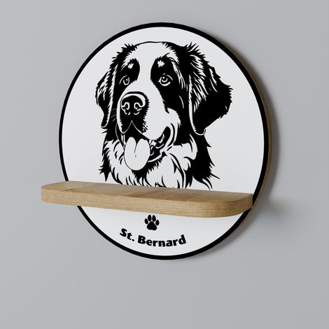 SAINT BERNARD Rundes Regal (1/5)