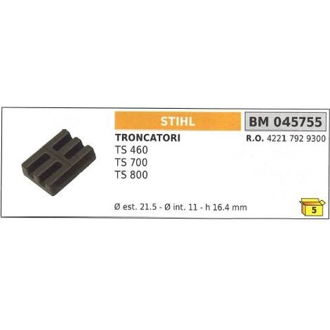 Soporte antivibraciones STIHL TS 460 700 800 045755