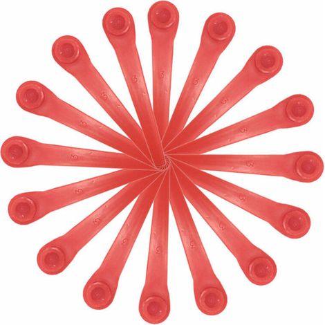 100pcs couteau en plastique pour tondeuse à gazon Gardena, couteau de rechange pour tondeuse à gazon Gardena et tondeuse à gazon sans fil