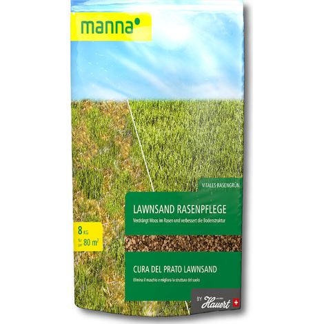 Manna LawnSand Rasendünger 8 kg Stickstoffdünger Eisendünger Moosverdränger
