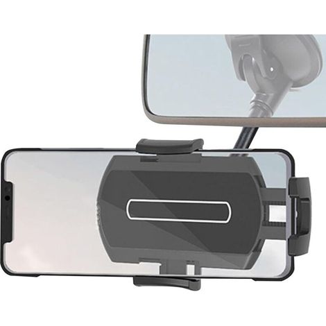Support de téléphone pour pare-brise Support de téléphone portable rotatif à 360° pour pare-brise - Support pour appareil de navigation avec verrouillage automatique (1/4)