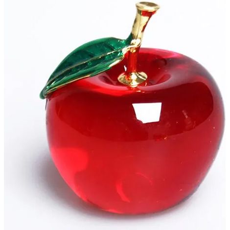 Manzana de Cristal Armonía - Regalos decorativos para la paz y la celebración.
