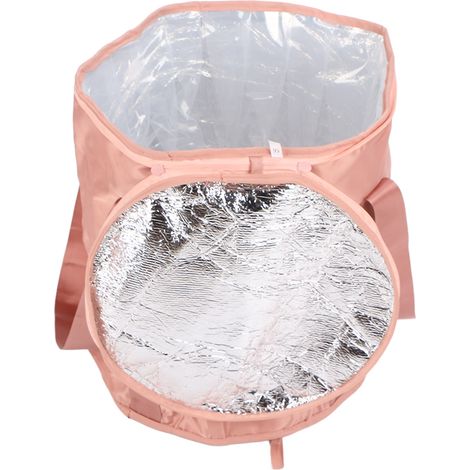 Baignoire à pieds pliable et isolante, seau de trempage portable avec couvercle, multifonction pour voyage et maison, récipient thermique pour bain de pieds, pliable, 1 pièce. (1/5)