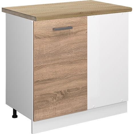 Mobile ad angolo cucina R-Line, Sonoma, 86 cm , PL Rovere, Vicco