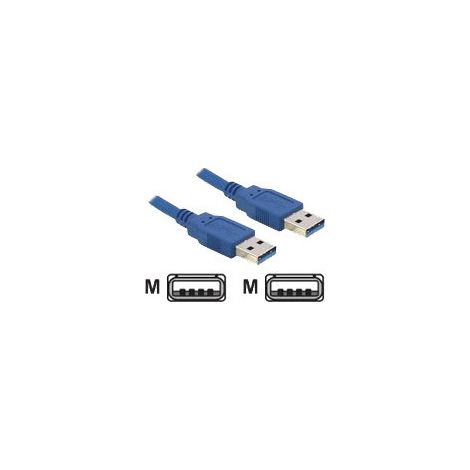 DeLOCK USB-Kabel USB3.0 Typ A - Typ A St/St 1,00m blau (82534)