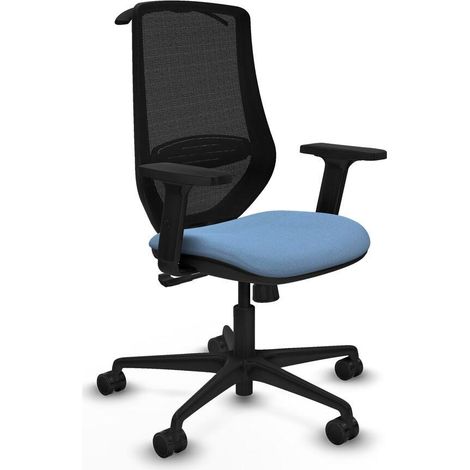 Piqueras-y-crespo Mardos chaise de bureau bleu ciel confortable