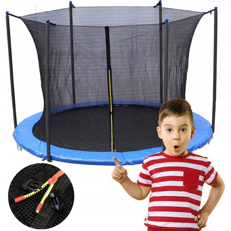 RETE PER TRAMPOLINO DA INTERNO 10FT 300-312 cm RESISTENTE E DUREVOLE (1/5)