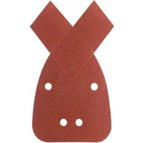 Feuilles abrasives pour Ponceuses Multi 95 x 170 Nombre de trous 4 Grain 180 Lot de 5 feuilles (1/2)
