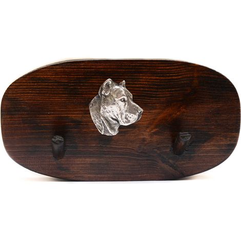 Presa Canario, Cane delle Canarie - gancio per accessori, gancio per medaglie con un cane, ganci per chiavi di Art-Dog (1/5)