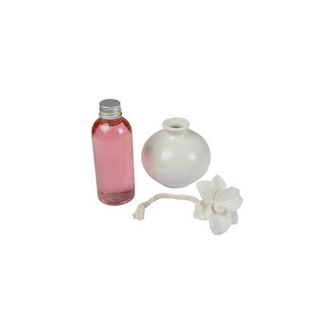 Coffret diffuseur et fleur en céramique "Essentiel" - Orchidée - 100 ml - Livraison gratuite (1/3)