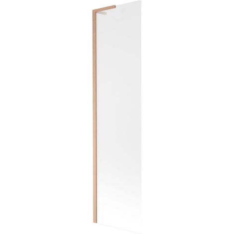 Mexen Next L Badewannenwand 1-flügelig 50 x 150 cm, matt, gebürstetes Kupfer - 895-050-000-03-30-65 (1/5)