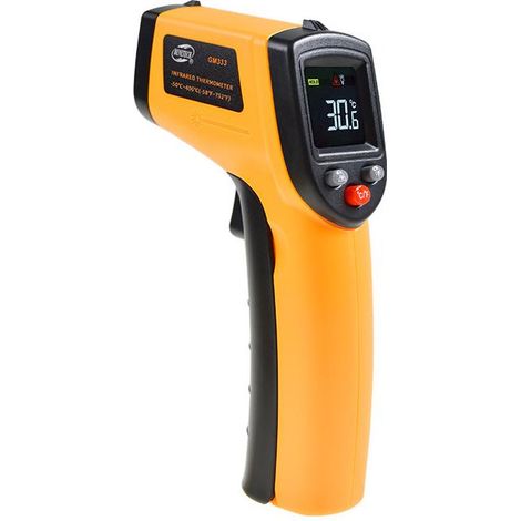 Infrarot-Thermometerpistole, hochpräzises, berührungsloses Laserthermometer für Pizzaöfen und Backwaren