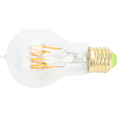 A60 E27 4W Vintage-LED-Lampe, dimmbar, klares Glühwendel, warmweißes Licht, 220V, Café-Dekoration, 1 Stück (1/5)