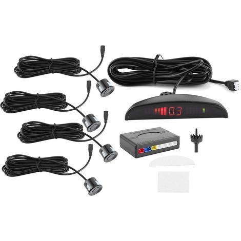 Détecteur de recul voiture 12V avec 4 capteurs et écran radar pour parking (1/5)