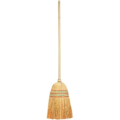 Balai traditionel extérieur en paille 136cm MSV