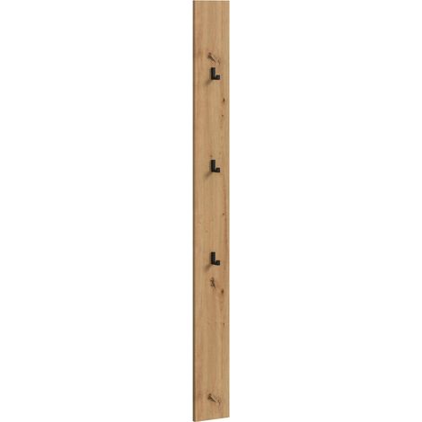Drive Wandgarderobe 3 Haken Eiche Dekor.