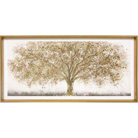 Tela stampata con cornice eka marrone 78x38cm - Atmosphera créateur d'intérieur