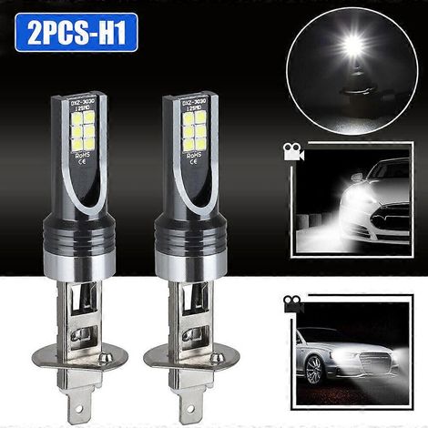 stuks H1 dim- en grootlicht 100W 6500K superwitte LED-koplampconversiekit (1/5)