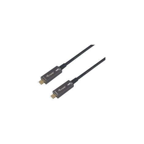 Equip Kabel USB-C 3.2 - C St/St 15.00m 3A 4K/60Hz sw