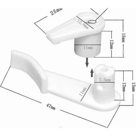 Clips de fixation pour plafonniers suspendus (1/5)