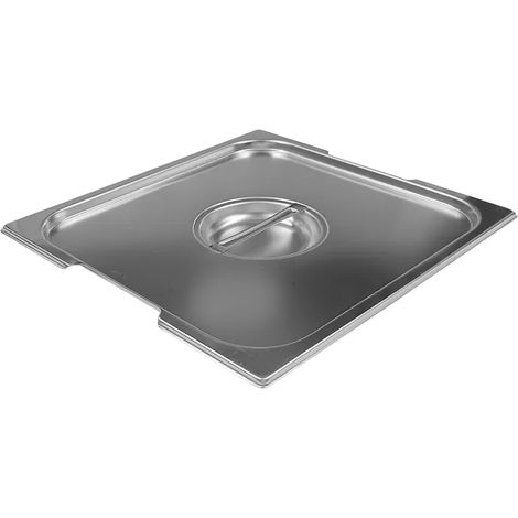 Couvercle GN 2/3 poignées escamontables inox REDFOX - VGN 2/3 U - REDFOX