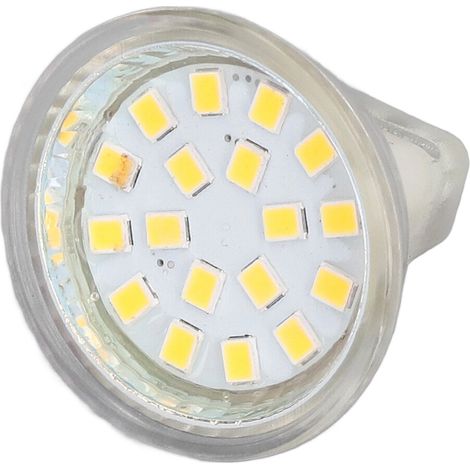Lot de 4 ampoules LED MR11 3W 300LM à double culot, éclairage d'ambiance blanc chaud, idéales pour le salon. (1/5)