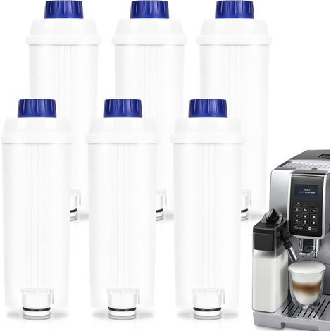 6x Filtre à eau pour Delonghi compatible pour DLSC002 EC800 ECAM ETAM (1/5)