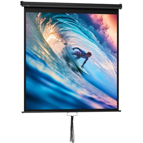Écran de projection pour vidéoprojecteur - 85 pouces - Format 1:1 - Ultra HD 4K - Angle de vision 160° (1/5)