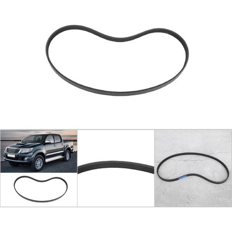 Courroie trapézoïdale nervurée pour ventilateur d'alternateur, compatible avec Toyota Hilux 1999-2001, référence 99364-30940 (1/5)