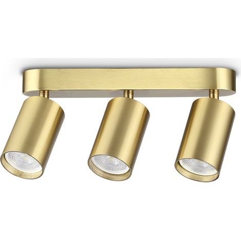 Ideal Lux Plafoniera moderna DYNAMITE 3 luci GU10 ottone metallo