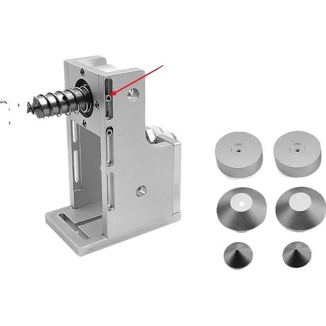 Kit asse rotante, contropunta regolabile, alta precisione, carrello contropunta (1/2)