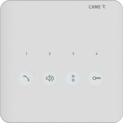 CAME citofono vivavoce PLX A X1/XIP 4 tasti chiamata colore bianco 840CC-0030 (1/5)