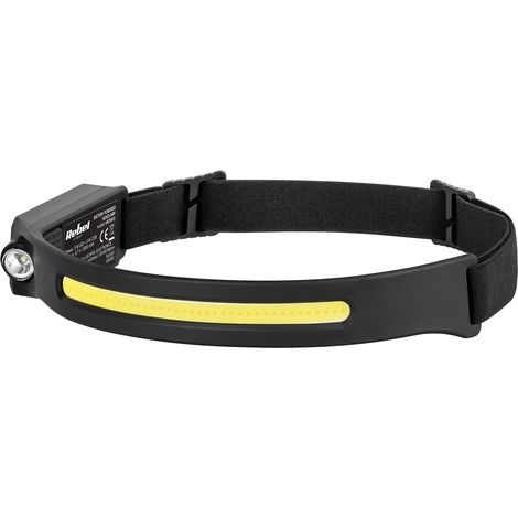 Linterna frontal recargable por USB, potente (1/5)