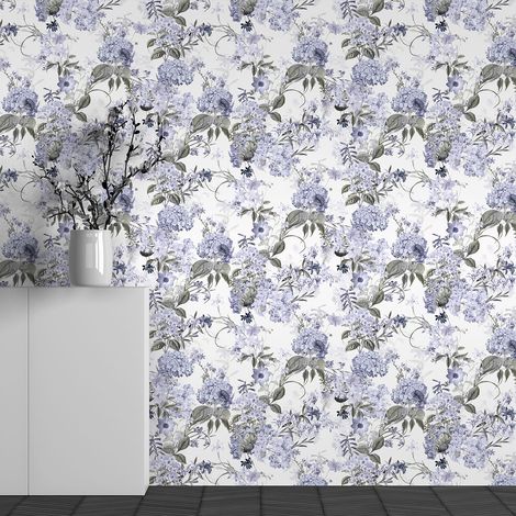 Papier peint panoramique - Motif Fleurs - 130 cm x 81 cm (1/3)