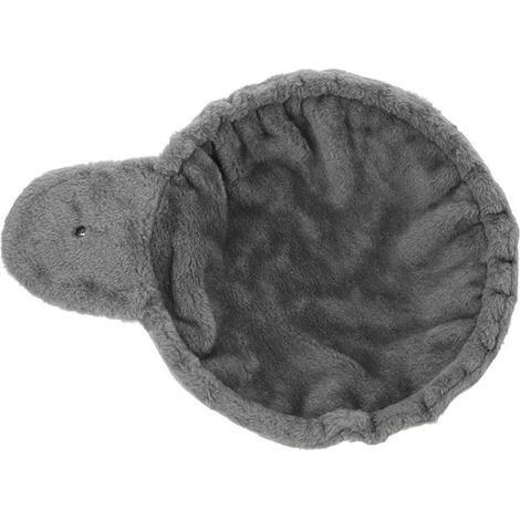 Dunkelgraues Katzenbaum-Zubehör – Weicher Korb als Katzenbett, 43,00 x 32,00 x 2,50 cm